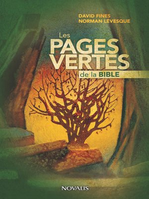 cover image of Les pages vertes de la Bible